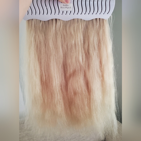 Bellami Hair Boo-Gatti 340g 22" Ash Blonde Hair Extensions - Picture 3 of 6